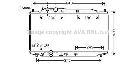 HD 2191 AVA COOLING Радiатор