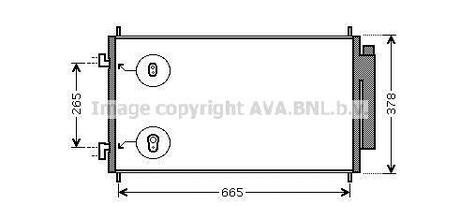 HD5214D AVA COOLING Конденсатор кондиционера HONDA CR-V (RE) (06-) (пр-во AVA)