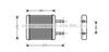 Радиатор печки [OE. 97221-22000 / 22001] HY 6061