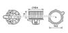 Вентилятор відпівача SANTA FE (вир-во AVA) HY8348
