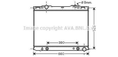 KAA 2139 AVA COOLING Радиатор