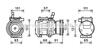 Компрессор кондиціонера TUCSON/SPORTAGE III 2.0i (вир-во AVA) KAAK145