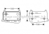 Радиатор масляный mb diesel ml/vito/c/viano (пр-во ava) MS3376