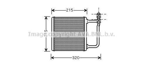 MSA6451 AVA COOLING Теплообменник, отопление салона