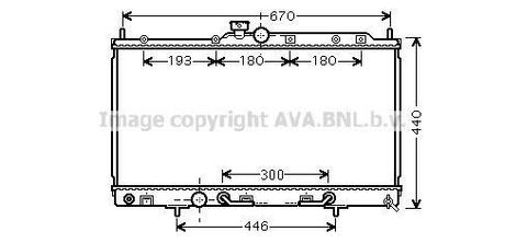 Радiатор AVA COOLING MT2214