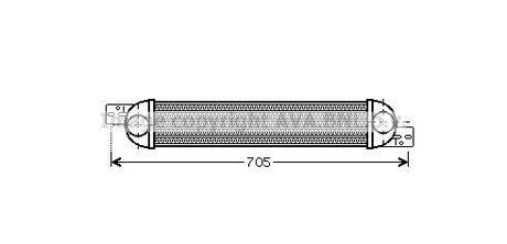 OLA 4392 AVA COOLING Интеркулер