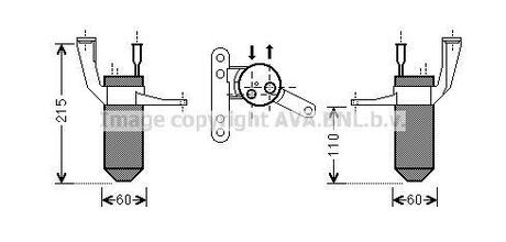 RTD428 AVA COOLING RT-CLIO 01-/Осушитель