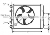 Радиатор охлаждения двигателя FABIA/POLO4 MT -AC 01- (Ava) SAA2013