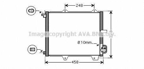 SZ5088 AVA COOLING Радиатор кондиционера Swift All 02/05-