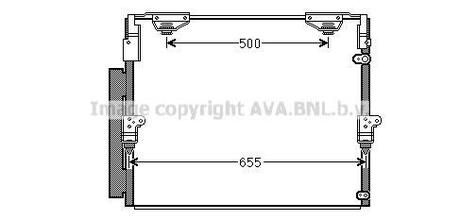 TO5560D AVA COOLING Радиатор кодиціонера