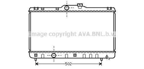 TOA2147 AVA COOLING Радиатор, охолодження двигуна