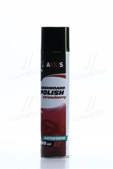 VSB041 AXXIS Полироль пластика КЛУБНИКА 650ml <AXXIS>