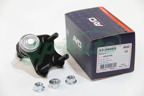 92-09069 AYD Шаровая опора Fabia 07-/Roomster/Polo 01-09 Пр,