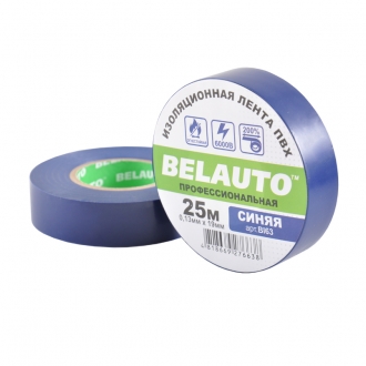 BI63 Belauto Изолента BELAUTO синяя 25 м (BI63)