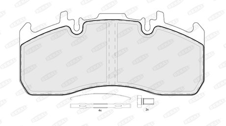 BCV29173TK BERAL Тормозные колодки, дискові