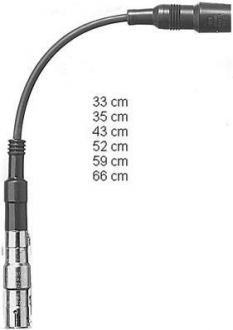ZE765 BERU Комплект ізольованих проводів для свічок запалення