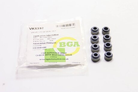 VK5392 BGA Сальники клапанов MB ОМ601 (к-кт) BGA VK5392