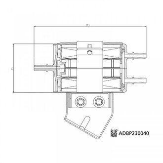 ADBP230040 BLUE PRINT BLUE PRINT SSANGYONG Фильтр топлива KORANDO 2.0 12-