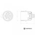 ADBP990022 BLUE PRINT BLUE PRINT Крышка корпуса масляного фильтра Jeep Cherokee 13- (фото 2)