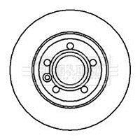 BBD4214 BORG & BECK Тормозной диск