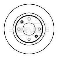 Гальмівний диск BORG & BECK BBD4245