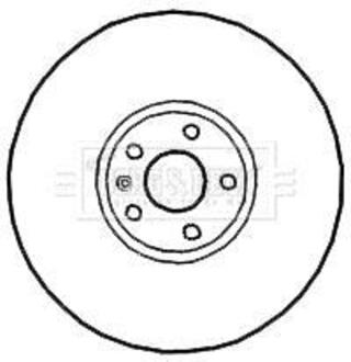 BBD4673 BORG & BECK Тормозной диск
