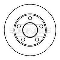 BBD4949 BORG & BECK Тормозной диск