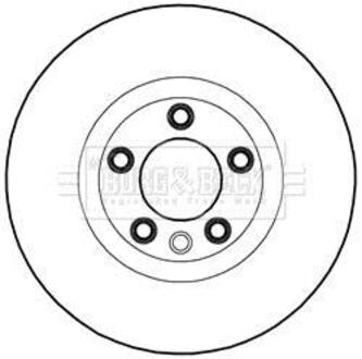 BBD5981S BORG & BECK Тормозной диск