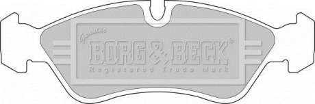 BBP1423 BORG & BECK BBP1423 BORG & BECK - Тормозные колодки до дисків