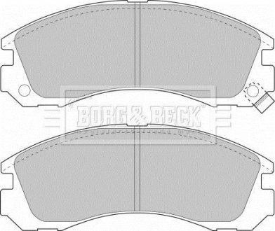 BBP1449 BORG & BECK Тормозные колодки, дискове гальмо (набір)