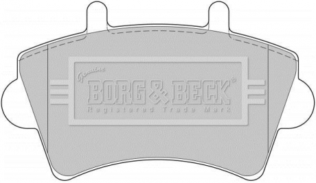 BBP1746 BORG & BECK BBP1746 BORG & BECK - Тормозные колодки до дисків