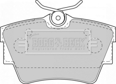 BBP1813 BORG & BECK Тормозные колодки (набір)