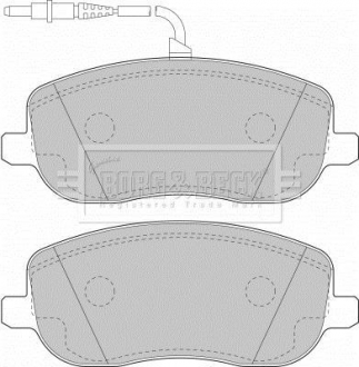 BBP1826 BORG & BECK BBP1826 BORG & BECK - Тормозные колодки до дисків