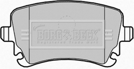 BBP1930 BORG & BECK Тормозные колодки (набір)