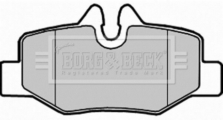 BBP1958 BORG & BECK BBP1958 BORG & BECK - Тормозные колодки до дисків