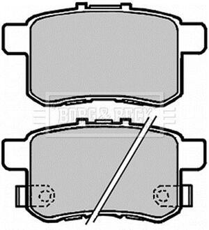 BBP2103 BORG & BECK Тормозные колодки (набір)