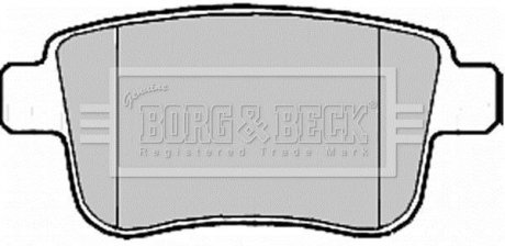 BBP2185 BORG & BECK BBP2185 BORG & BECK - Тормозные колодки до дисків