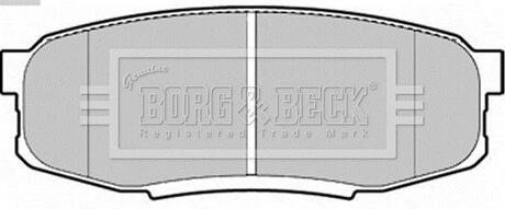 BBP2244 BORG & BECK BBP2244 BORG & BECK - Тормозные колодки до дисків