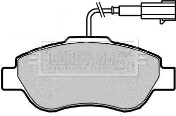 BBP2416 BORG & BECK BBP2416 BORG & BECK - Тормозные колодки до дисків