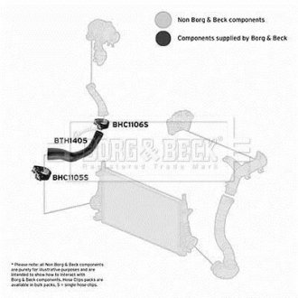 BTH1405 BORG & BECK Деталь автомобиля.