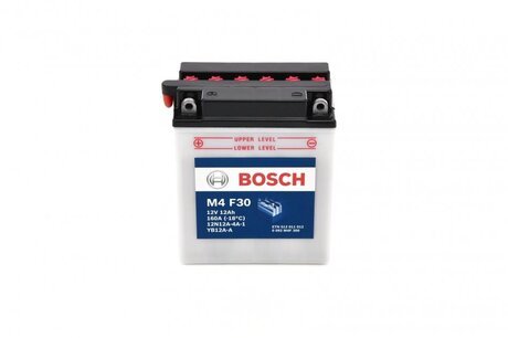 0092M4F300 BOSCH Мотоциклетна акумуляторна батарея 12V 12 А*ч 160А - кратн. 4 шт