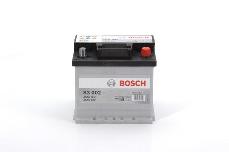 0092S30020 BOSCH Аккумулятор 45ah-12v bosch (s3002) (207x175x190),r,en400