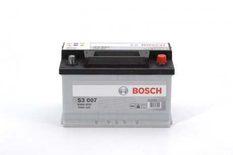 0092S30070 BOSCH Аккумулятор 70ah-12v bosch (s3007) (278x175x175),r,en640