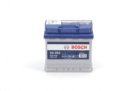 0092S40020 BOSCH Аккумулятор 52ah-12v bosch (s4002) (207x175x190),r,en470