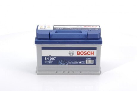 0092S40070 BOSCH Аккумулятор 72ah-12v bosch (s4007) (278x175x175),r,en680