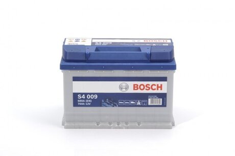 0092S40090 BOSCH Аккумулятор 74ah-12v bosch (s4009) (278x175x190),l,en680