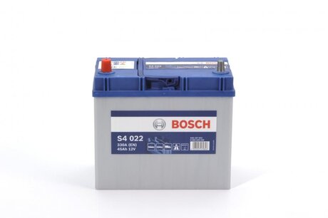 0092S40220 BOSCH Аккумулятор 45ah-12v bosch (s4022) (238x129x227),l,en330 (азия) тонк.клеммы