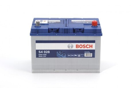 0092S40280 BOSCH Аккумулятор 95ah-12v bosch (s4028) (306x173x225),r,en830(азия)