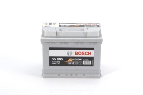 0092S50050 BOSCH Аккумулятор 63ah-12v bosch (s5005) (242x175x190),r,en610