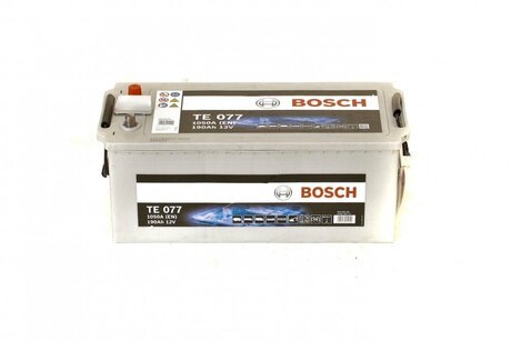 0092TE0777 BOSCH Аккумулятор 190ah-12v bosch (te077) (513x223x223),l,en1000